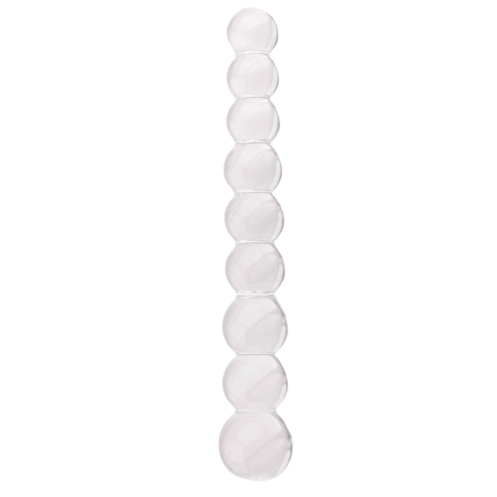Chapelet Anal en Verre Transparent 1 dosette de lubrifiant — Pocket Pleasure - Oralove