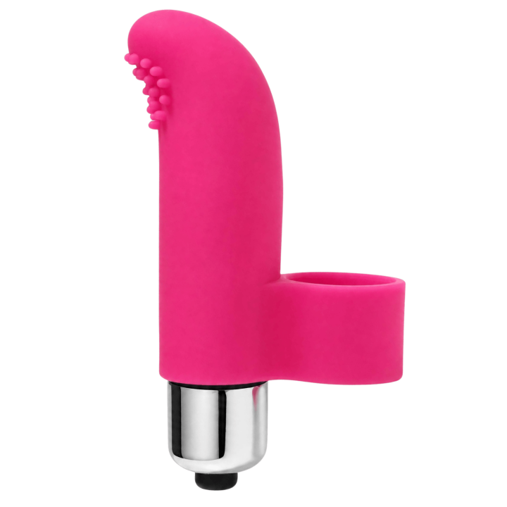 Doigt Chinois Vibrant Picots Rose 1 dosette de lubrifiant — Pocket Pleasure - Oralove