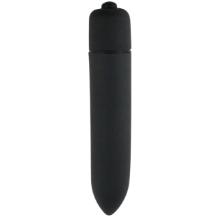 Mini Vibromasseur Bullet Noir 10 Vitesses 1 dosette de lubrifiant — Pocket Pleasure - Oralove