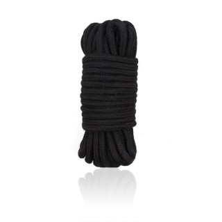 Corde bondage noir 10 mètres - Oralove