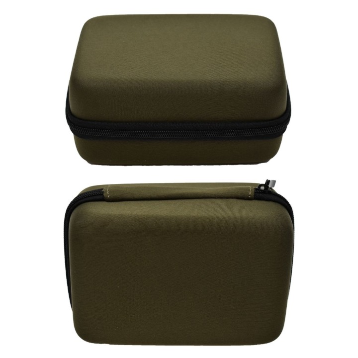 Boite de rangement coquée couleur kaki - Oralove