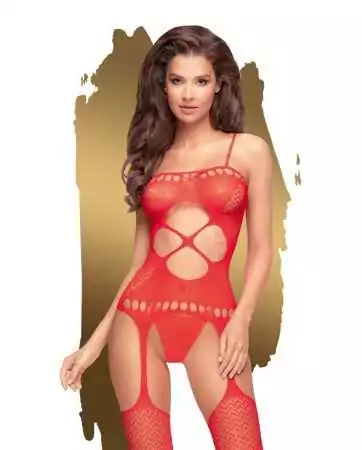 Body stocking rosso Hot Nightfall - PH0032RED