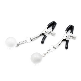 Pinces à seins réglables avec bijoux - Oralove