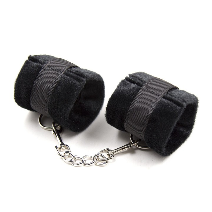 Menottes ajustable noires - Oralove