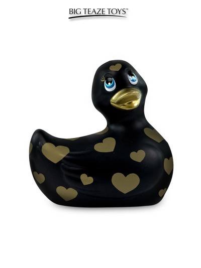 Mini canard vibrant Romance noir et or