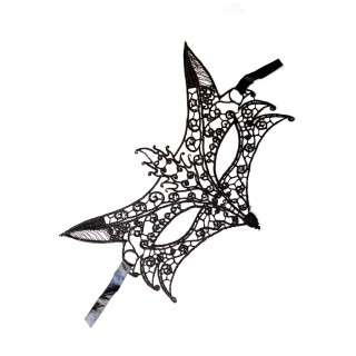 Masque souple dentelle noire - Oralove