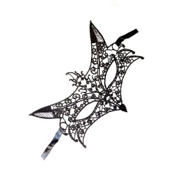 Masque souple dentelle noire