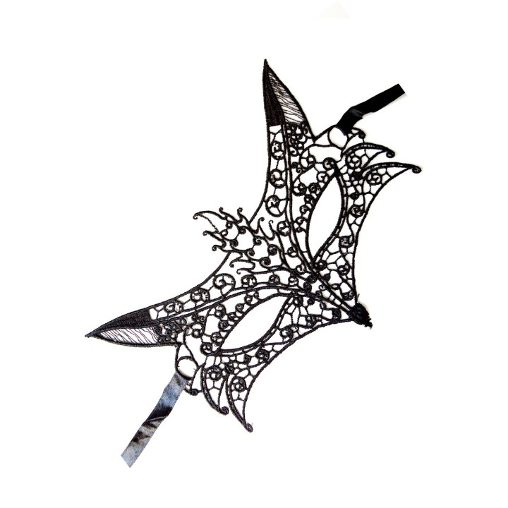 Masque souple dentelle noire - Oralove