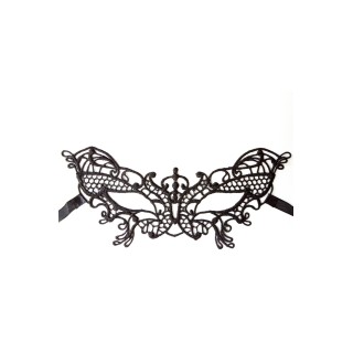 Masque souple dentelle noire - Oralove
