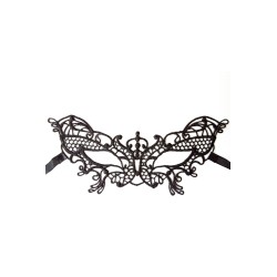 Masque souple dentelle noire