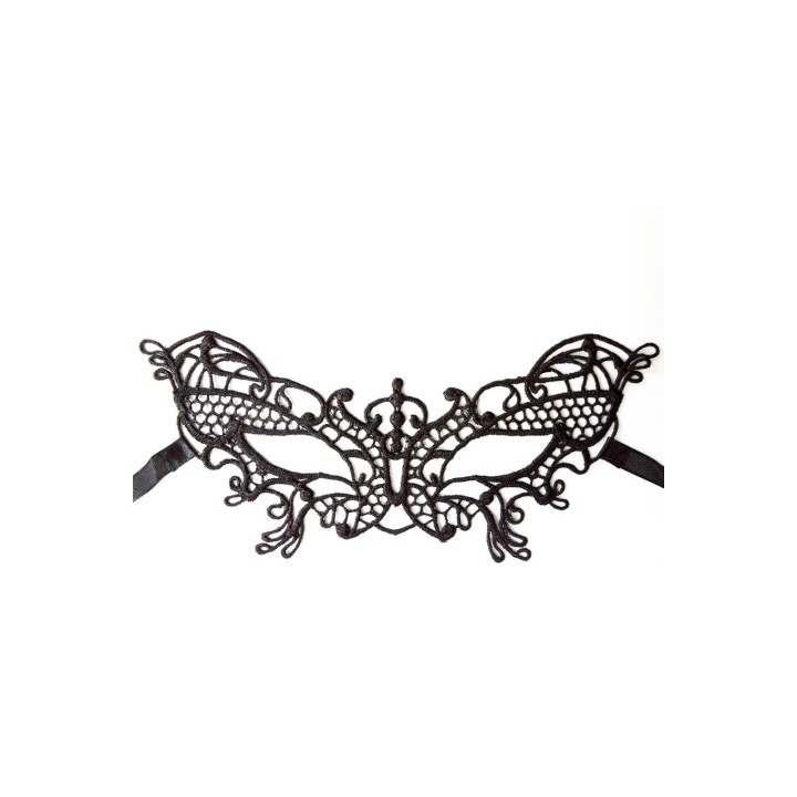 Masque souple dentelle noire - Oralove