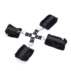 Menottes attache en croix pour mains et pieds Dreamy Fetish