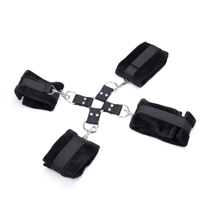 Menottes attache en croix pour mains et pieds Dreamy Fetish - Oralove