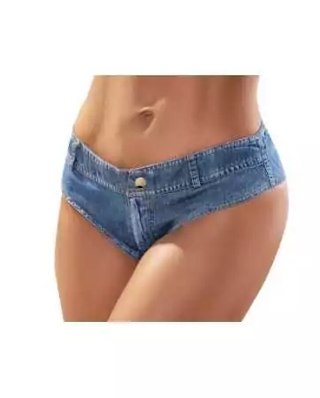 Micro short inimitazione jeans - MAL105CHA