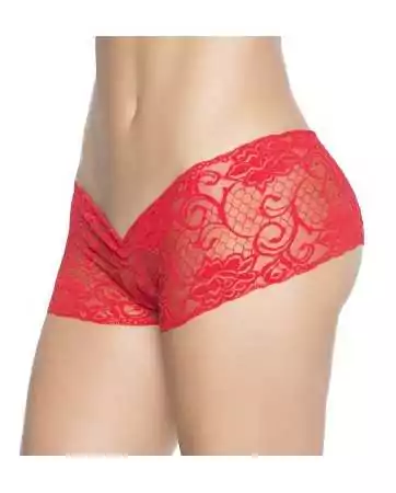 Shorty aberto na virilha vermelho - MAL98RED