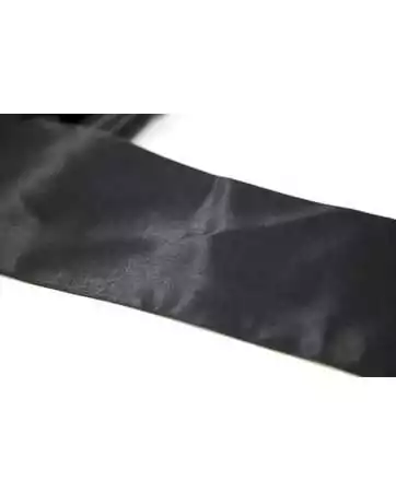 Satin black headband - 100100BLK