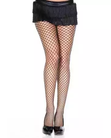 Wide fishnet tights - MH9030BLK