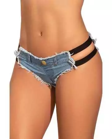 Micro short originale effetto jean - MAL104BLCH