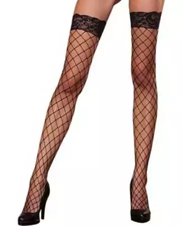 Black fishnet stockings - DG0115BLK