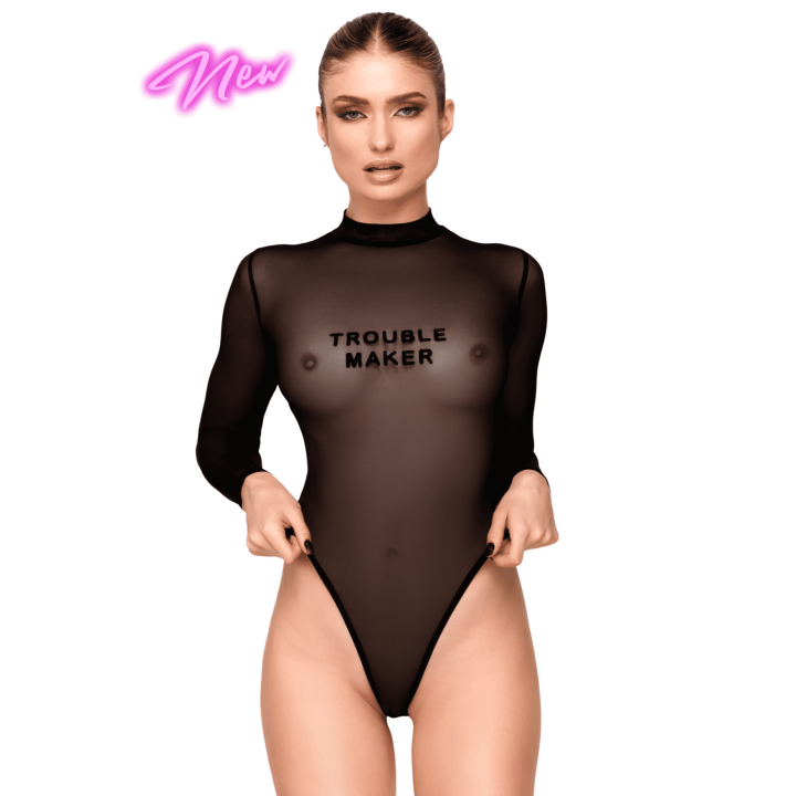 F388 Body transparent noir - Oralove