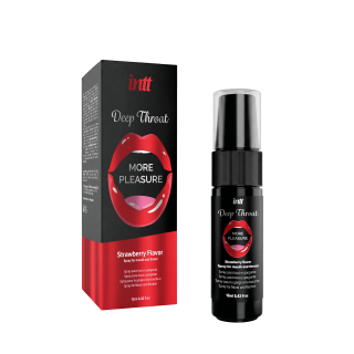 Deep Throat Fraise - Srapy pour la bouche et gorge profonde - Oralove