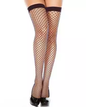 Black fishnet stockings - MH4930BLK