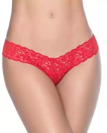 Red lace sexy string - MAL94RED