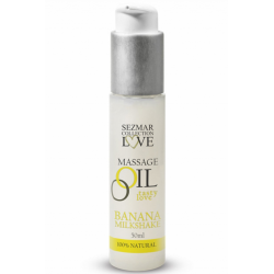 Huile de massage comestible milkshake banane 50ml