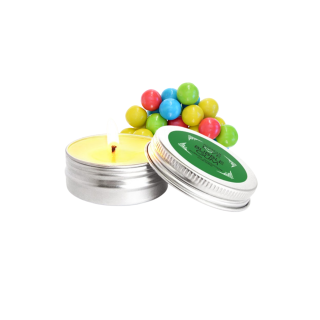Mini Bougie de massage Bubble Gum 30ml 100% naturelle - Oralove