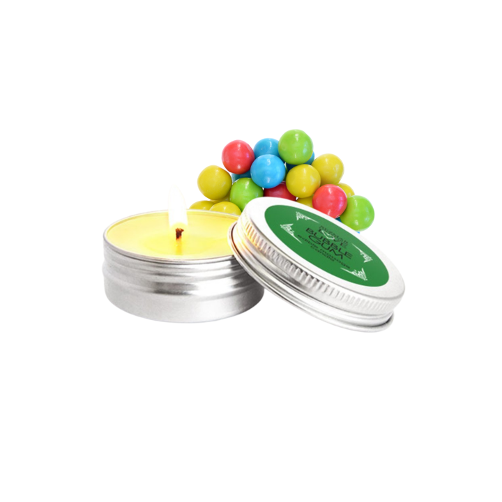 Mini Bougie de massage Bubble Gum 30ml 100% naturelle - Oralove