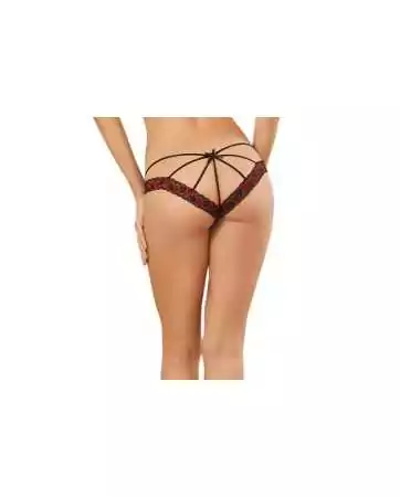 Lace and strappy panty - DG1424BLK