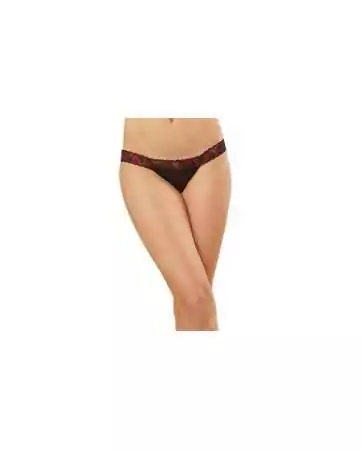 Lace and strappy panty - DG1424BLK