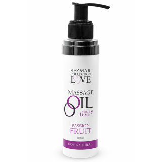 Huile de massage comestible Fruit de la passion 100ml 100% naturelle - Oralove