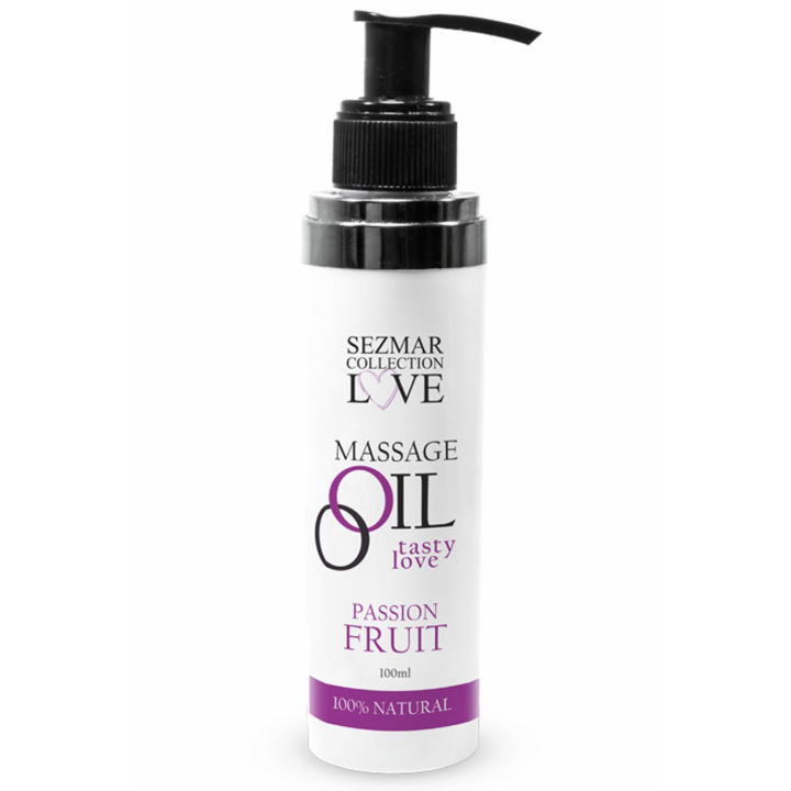 Huile de massage comestible Fruit de la passion 100ml 100% naturelle - Oralove