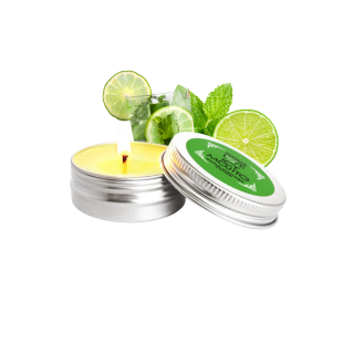 Mini Bougie de massage mojito 30ml 100% naturelle - Oralove