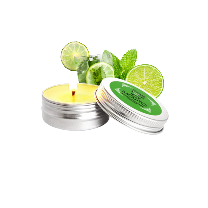 Mini Bougie de massage mojito 30ml 100% naturelle - Oralove