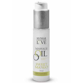 Huile de massage comestible mangue 50ml - Oralove