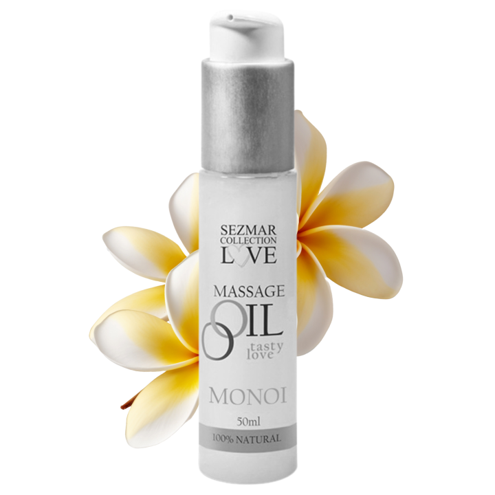 Huile de massage 100% naturelle monoï 50ml - Oralove