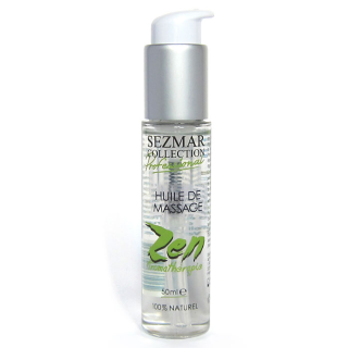 Huile de massage professionnelle ZEN 100% naturelle 50 ml - Oralove