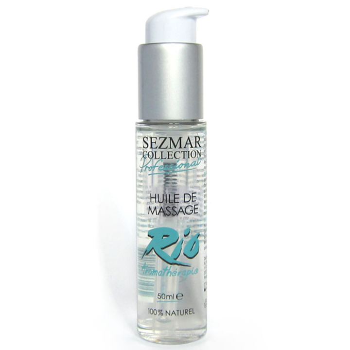 Huile de massage professionnelle RIO 100% naturelle 50 ml - Oralove