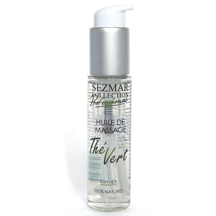 Huile de massage professionnelle Thé Vert 100% naturelle 50 ml - Oralove