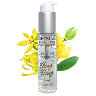 Huile de massage professionnelle Ylang Ylang 100% naturelle 50 ml - Oralove
