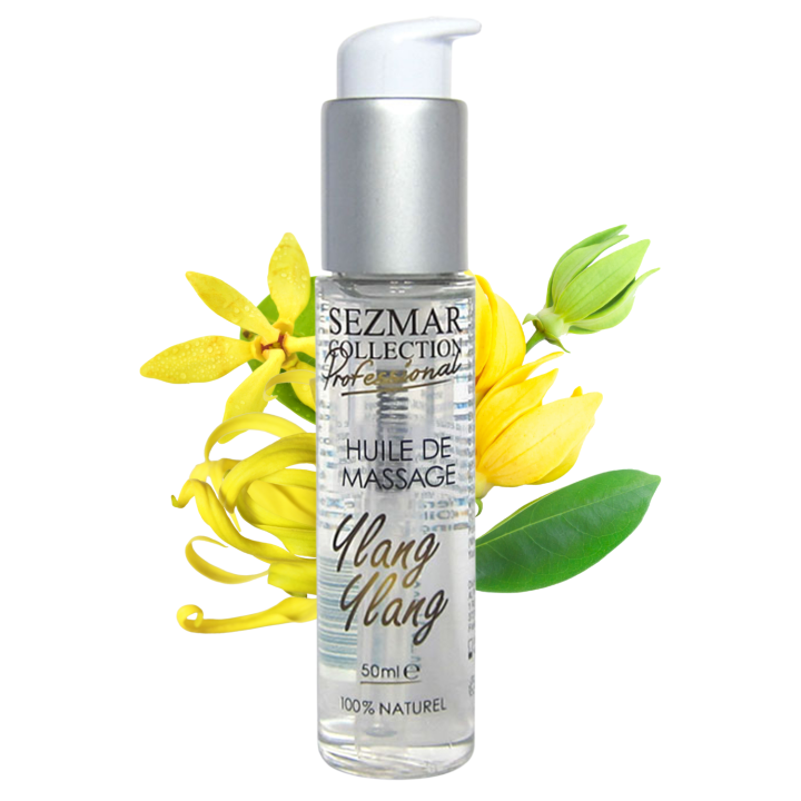 Huile de massage professionnelle Ylang Ylang 100% naturelle 50 ml - Oralove