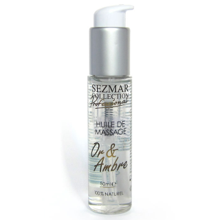 Huile de massage professionnelle Or Ambre 100% naturelle 50 ml - Oralove
