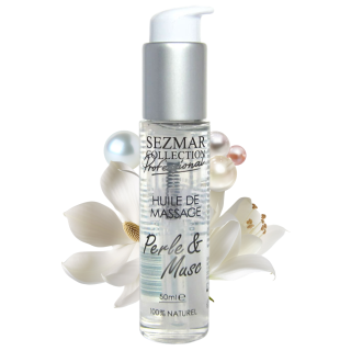 Huile de massage professionnelle Perle Musc 100% naturelle 50 ml - Oralove