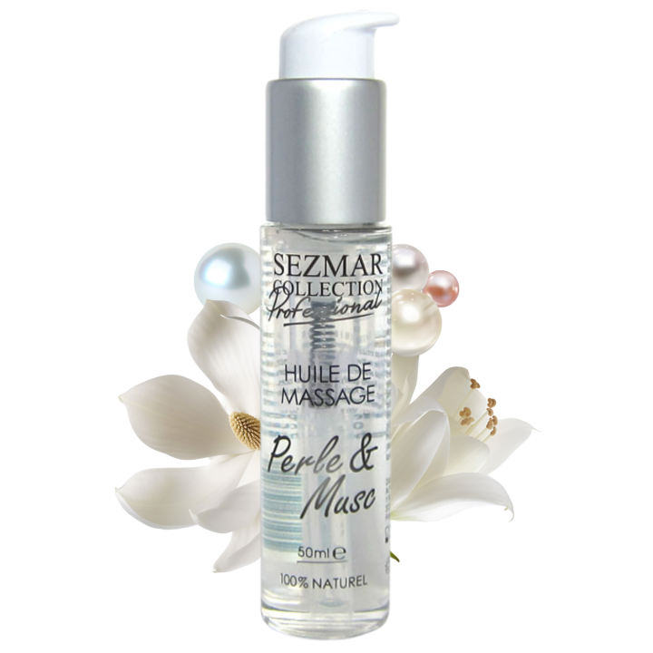 Huile de massage professionnelle Perle Musc 100% naturelle 50 ml - Oralove