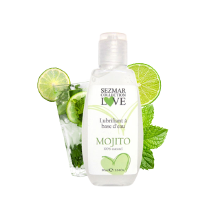Lubrifiant à base d'eau 100% naturel Mojito 90 ml - Oralove