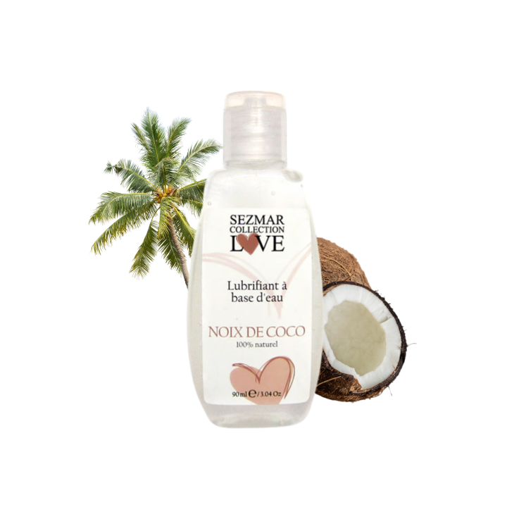 Lubrifiant à base d'eau 100% naturel Noix de Coco 90 ml - Oralove