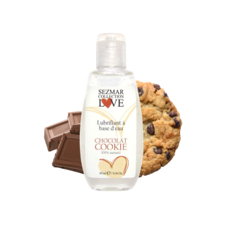 Lubrifiant à base d'eau 100% naturel Chocolat Cookie 90 ml - Oralove