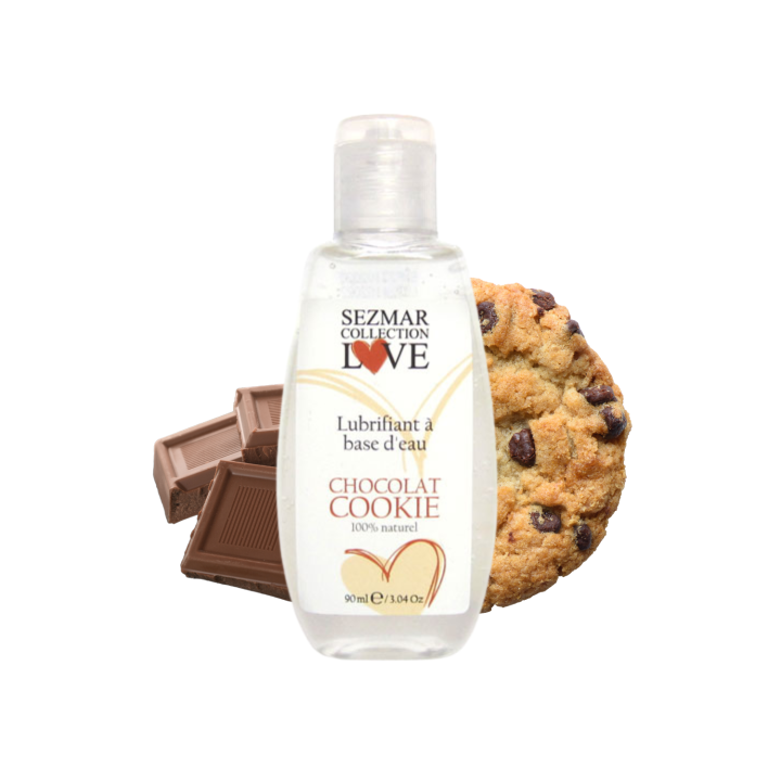 Lubrifiant à base d'eau 100% naturel Chocolat Cookie 90 ml - Oralove